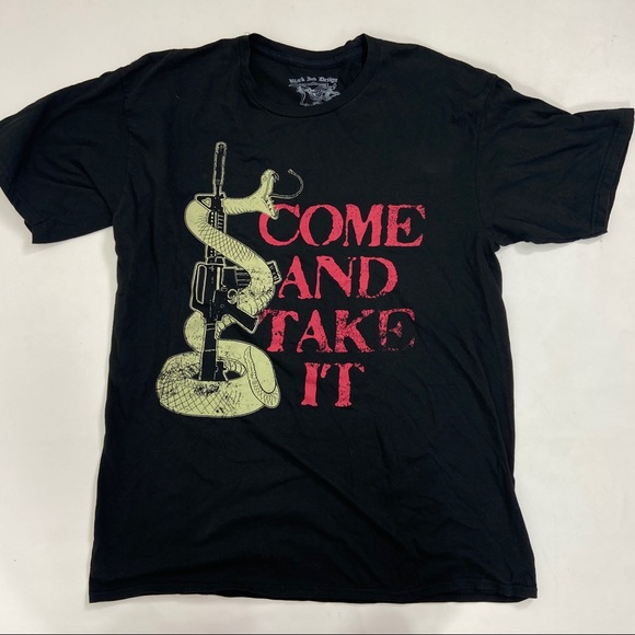 Black ink Design Other - Come & take it fun snake shirt. Large
